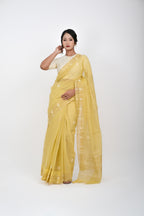 Classic Motif Saree – Yellow