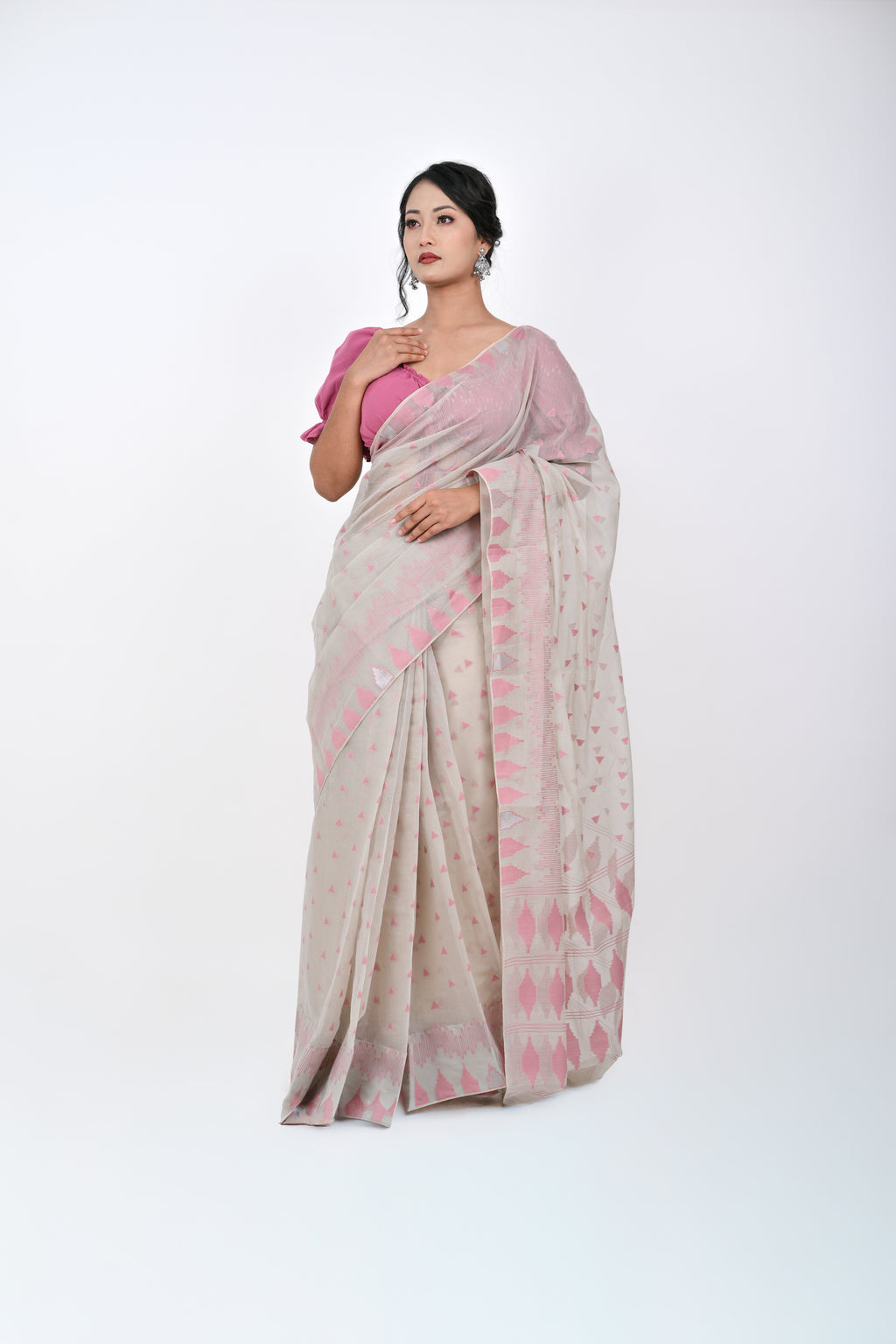 Ahum Saree – Magenta Pink