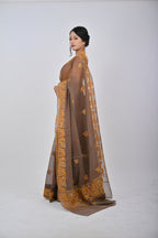 UNA Saree – Coffee