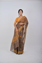 UNA Saree – Coffee
