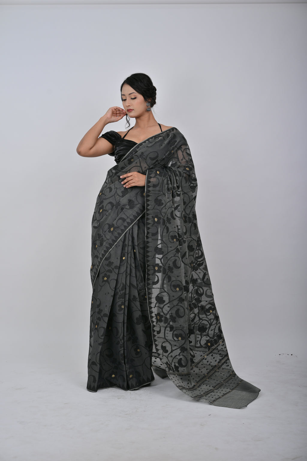 1990's Saree Black