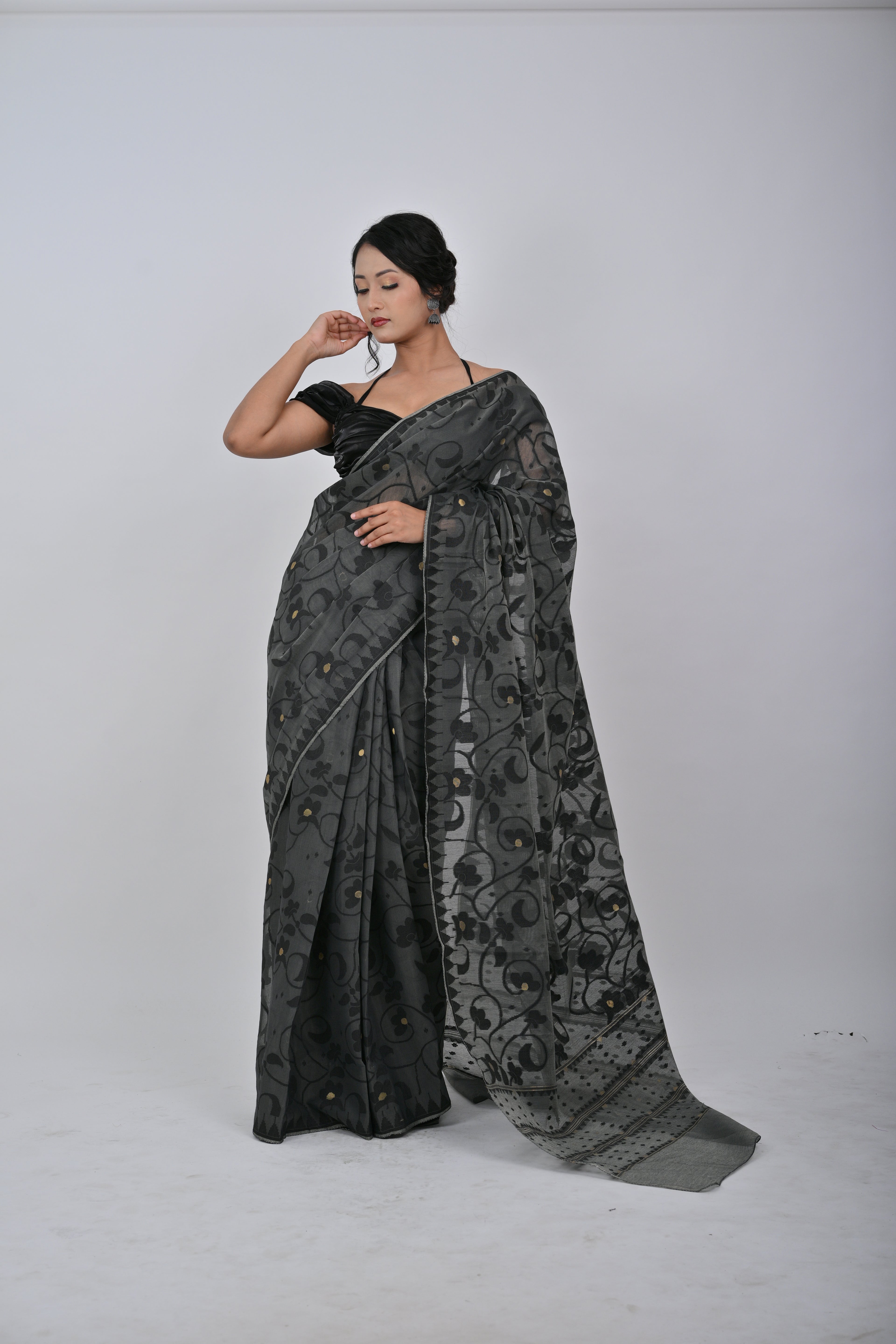 1990's Saree Black