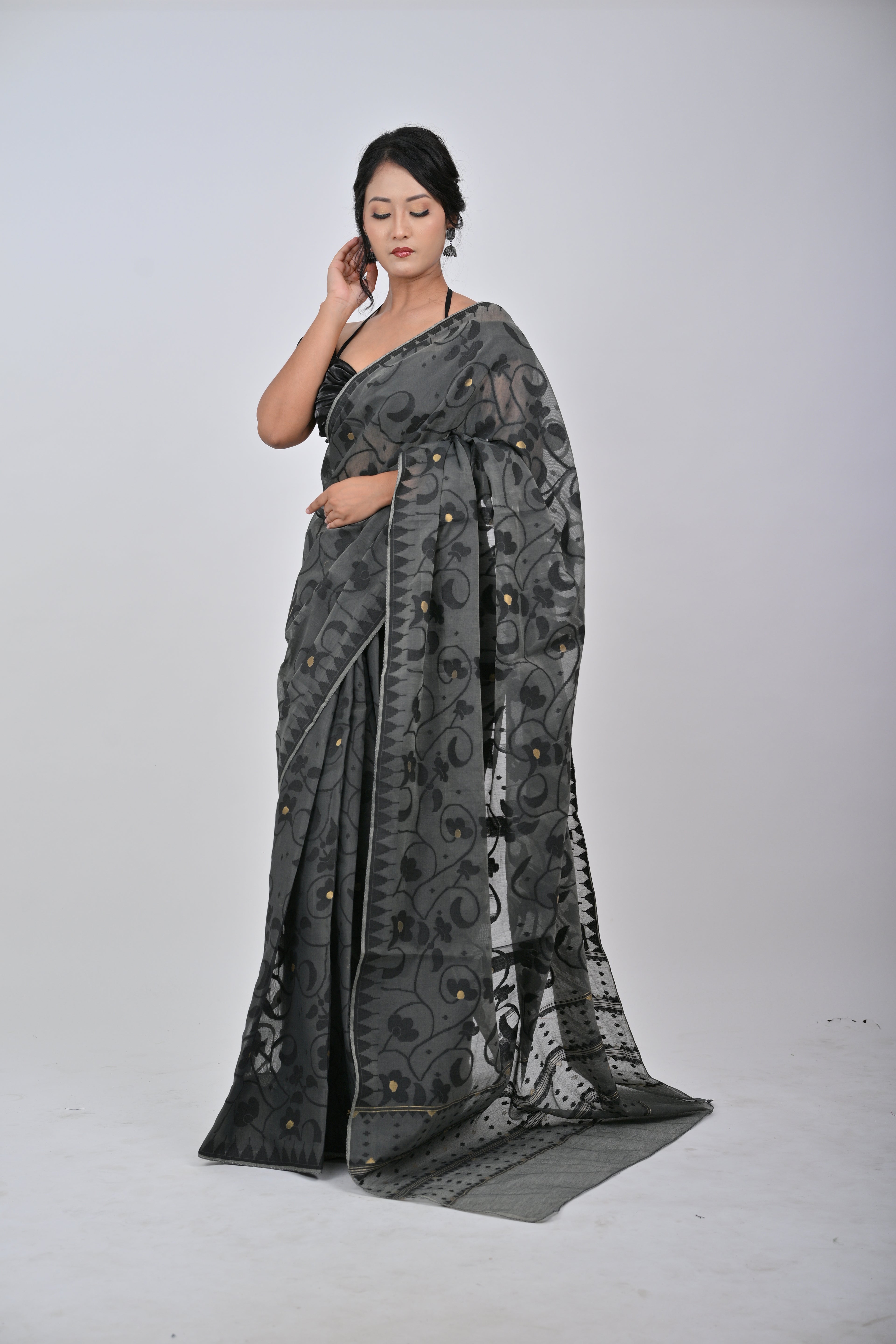 1990's Saree Black