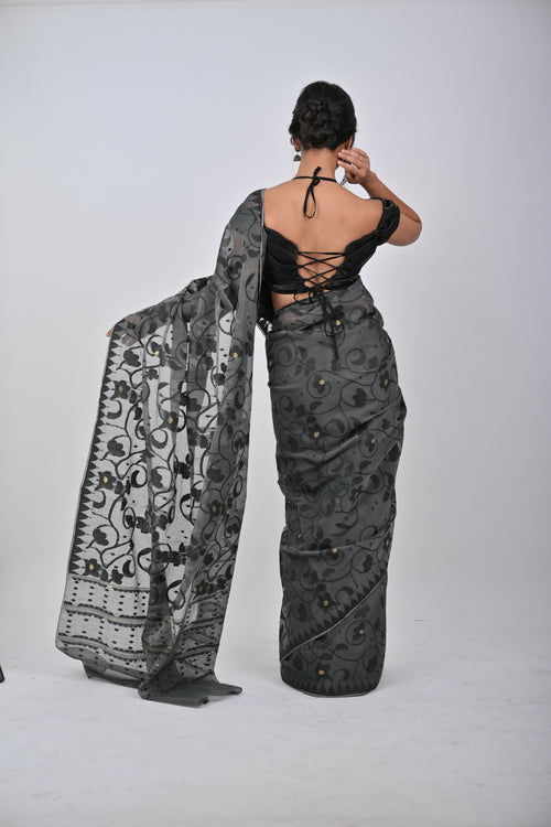 1990's Saree Black