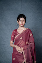 Shingarei Saree – Maroon