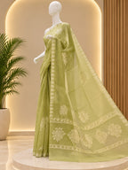Floral 01 Saree – Pista