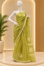 Floral 01 Saree – Pista