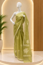 Floral 01 Saree – Pista