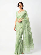 Angoor Saree Basil