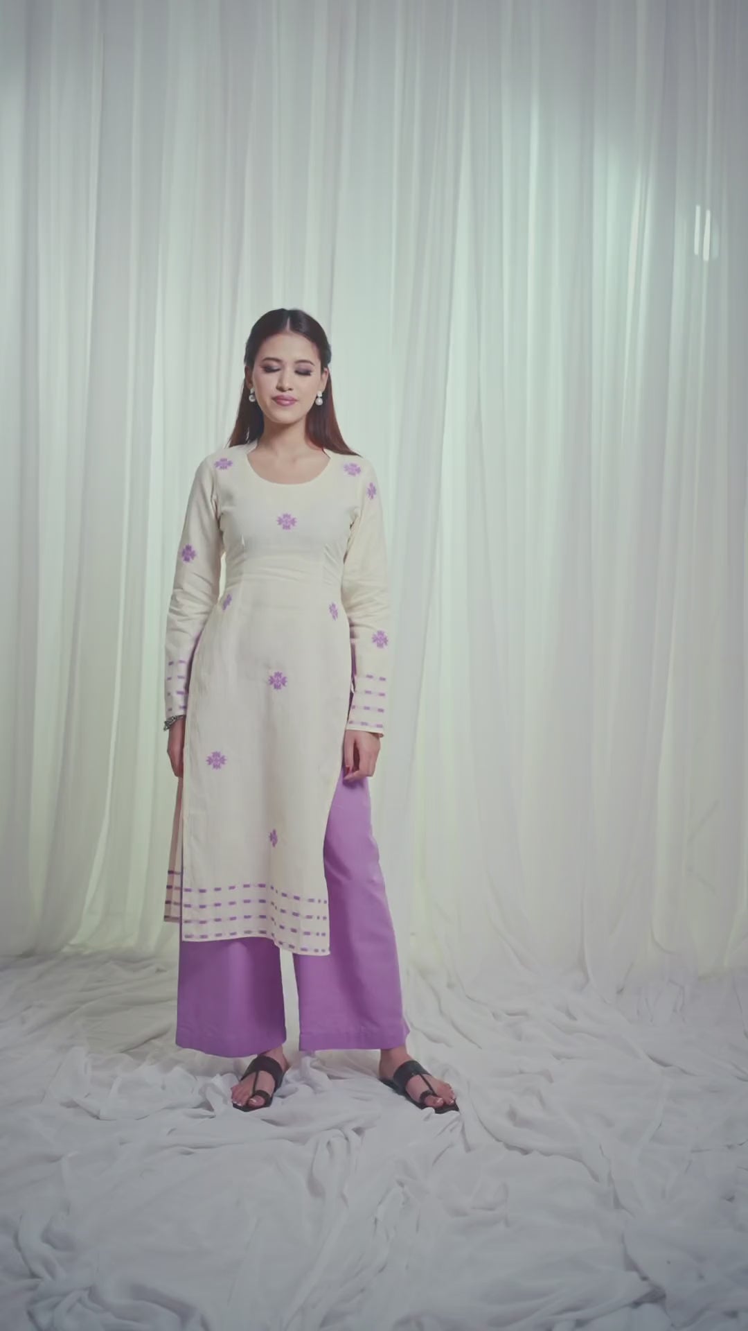 ETA Anou – Lavender Kurti Set
