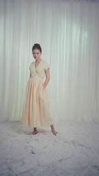 ETA Eya Fusion Wrap Dress – Peach Fuzz