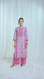 ETA Leima – Magenta Kurti Set