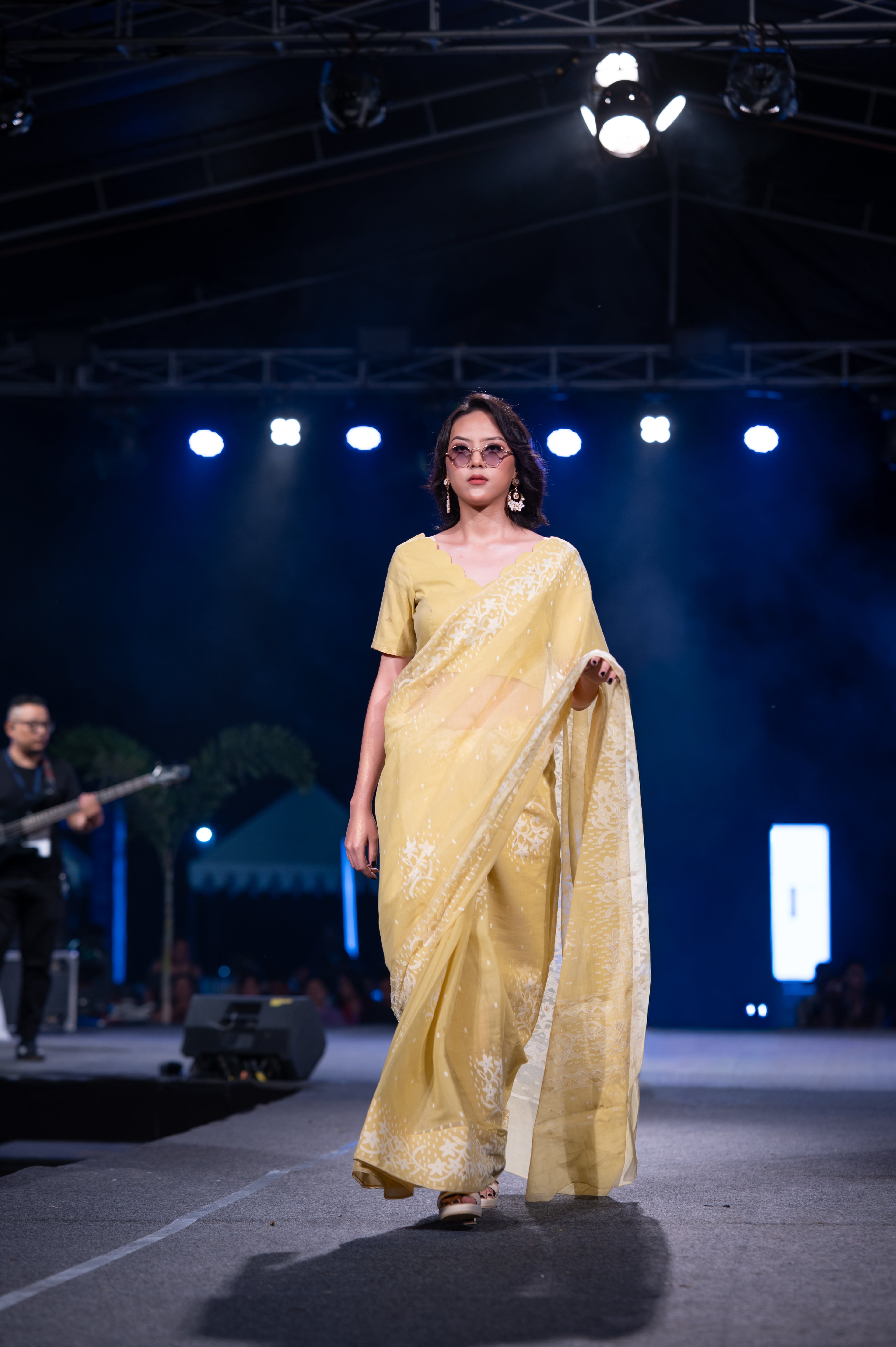 Leirang Saree Yellow